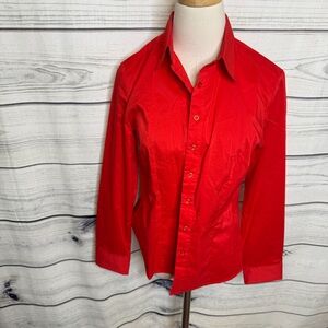 Red Button Down Shirt